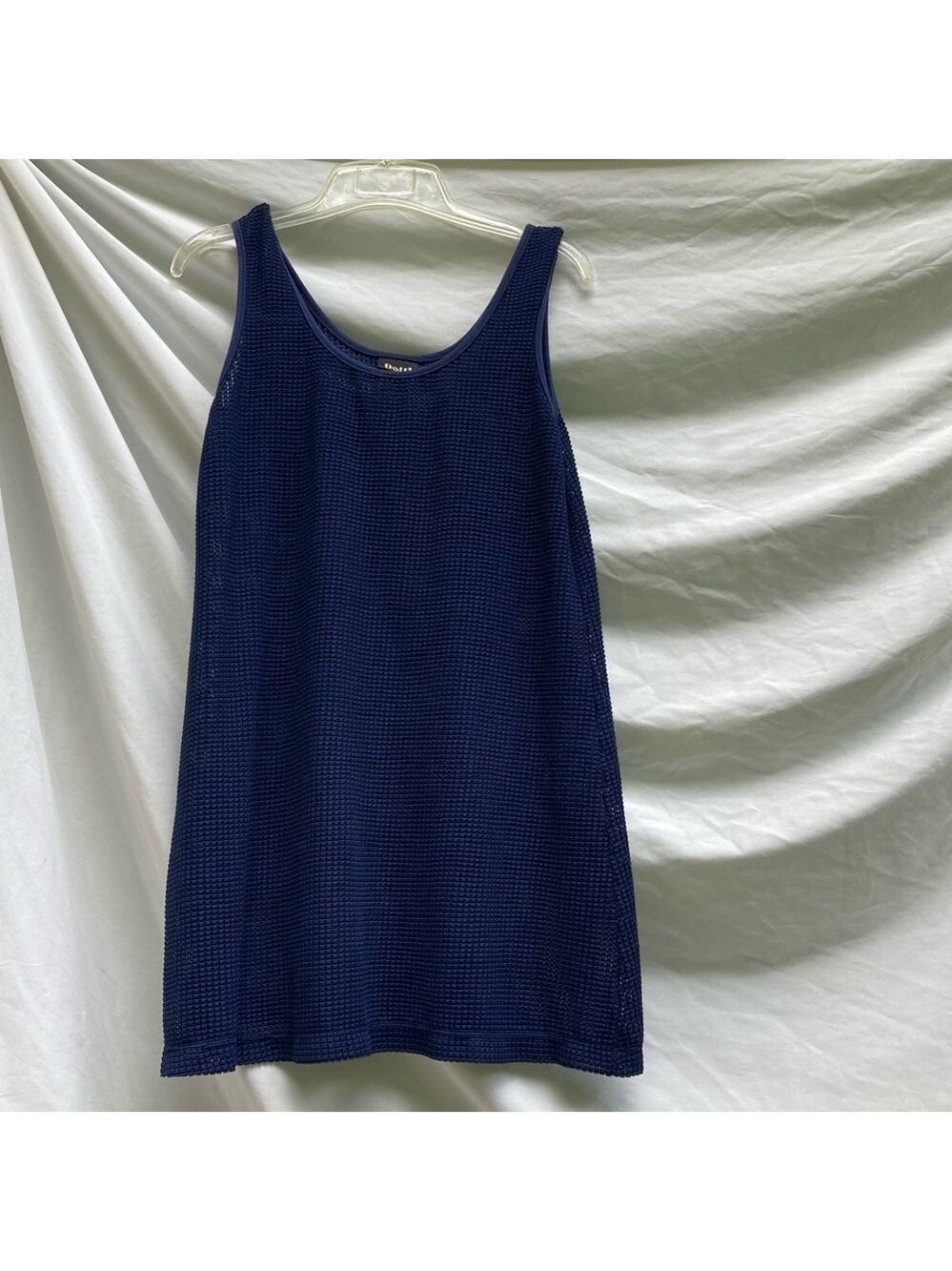 Dotti blue sheer bathing suit cover up, size small